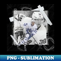 Rasmus Sandin hockey Paper Poster Maple Leafs 3 - PNG Transparent Digital Download File for Sublimation - Boost Your Success with this Inspirational PNG Download