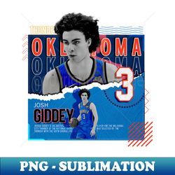 josh giddey basketball paper poster thunder - exclusive sublimation digital file - unleash your creativity