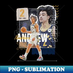 andrew nembhard basketball paper poster pacers 6 - exclusive png sublimation download - unlock vibrant sublimation designs