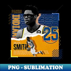 jalen smith basketball paper poster pacers - decorative sublimation png file - perfect for sublimation art