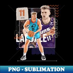 Jock Landale basketball Paper Poster Suns 6 - PNG Transparent Sublimation File - Capture Imagination with Every Detail
