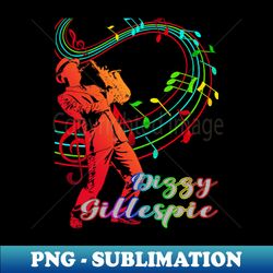 A Man With Saxophone-Dizzy Gillespie - Elegant Sublimation PNG Download - Perfect for Personalization