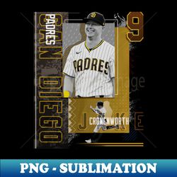 Jake Cronenworth Baseball Paper Poster Padres 2 - Trendy Sublimation Digital Download - Add a Festive Touch to Every Day