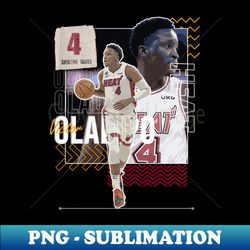 Victor Oladipo basketball Paper Poster Heat 6 - Vintage Sublimation PNG Download - Perfect for Sublimation Art