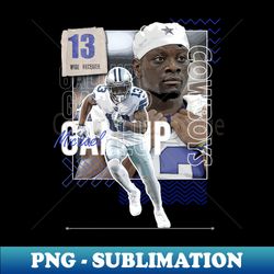 Michael Gallup football Paper Poster Cowboys 6 - Premium PNG Sublimation File - Boost Your Success with this Inspirational PNG Download