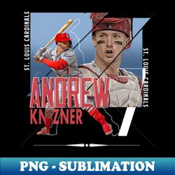 Andrew Knizner baseball Paper Poster Cardinals 4 - PNG Sublimation Digital Download - Spice Up Your Sublimation Projects
