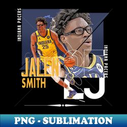 jalen smith basketball paper poster pacers 4 - artistic sublimation digital file - perfect for sublimation mastery