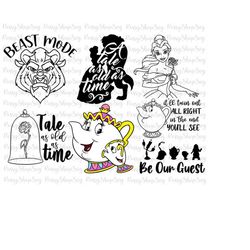 Bundle Beauty and the beast Svg, Family Trip Svg, Vacay Mode Svg, Magical Kingdom Svg, Family Vacation Svg Disneyland Ears, Silhouette SVG