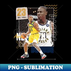 aaron nesmith basketball paper poster pacers 6 - png sublimation digital download - bold & eye-catching