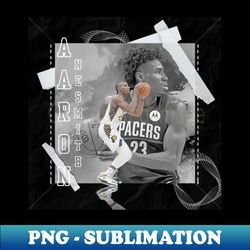 aaron nesmith basketball paper poster pacers 2 - modern sublimation png file - perfect for creative projects