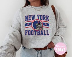 Limited Giant Sweatshirt, New York Football Crewneck, NY Giant Sweatshirt, Vintage New York Football Shirt, New York Fan
