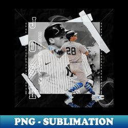 Josh Donaldson Baseball Paper Poster Yankees 2 - Special Edition Sublimation PNG File - Boost Your Success with this Inspirational PNG Download