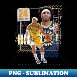 buddy hield basketball paper poster pacers 6 - artistic sublimation digital file - unlock vibrant sublimation designs