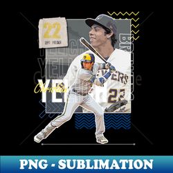 Christian Yelich baseball Paper Poster Brewers 6 - Professional Sublimation Digital Download - Add a Festive Touch to Every Day