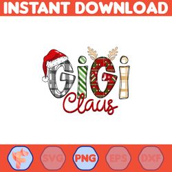 Gigi Claus Png, Meme Claus Christmas Png, Mama Claus Png, Matching Family Png, Grandma Claus Png, Santa Christmas Png
