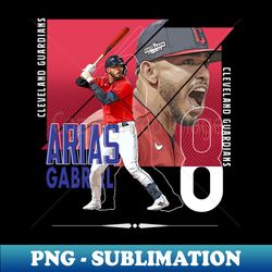 Gabriel Arias baseball Paper Poster Guardians 4 - Artistic Sublimation Digital File - Add a Festive Touch to Every Day