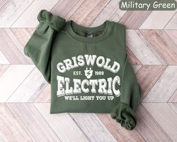Griswold Electric Sweatshirt, Griswold Christmas Sweatshirt, Funny Christmas Shirt, Christmas Vacation Shirt, Christmas