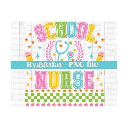 School Nurse Png, Digital Download, Sublimation, Sublimate, back to school, teacher, education, fall, autumn, preppy