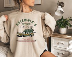 Griswold's Tree Farm Since 1989 Sweatshirt, Christmas Shirt, Christmas Sweatshirt, Christmas Family, Christmas Gift, Wom