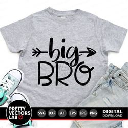 Big Bro Svg, Big Brother Svg, Brother Cut Files, Sibling Quote Svg Dxf Eps Png, Family Sayings Clipart, Boy Shirt Design