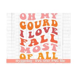 Oh My Gourd Svg Dxf PNG, Fall svg, Omg, funny fall, squash, thanksgiving svg, autumn, cut file, files for cricut, silhouette, sublimate