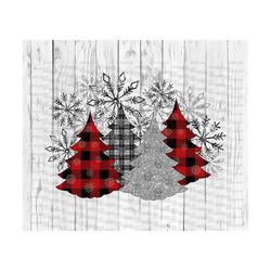 Christmas Trees png, Sublimation PNG, Christmas, Snowflake, joy, plaid, leopard, cheetah, design