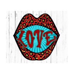 Love PNG, Sublimate Download, cheetah, love, valentines day, mouth, lips, kiss, leopard, Png for  sublimation