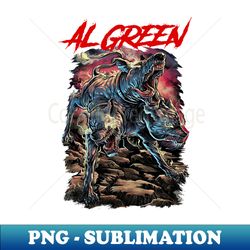 AL GREEN BAND - High-Quality PNG Sublimation Download - Unleash Your Creativity