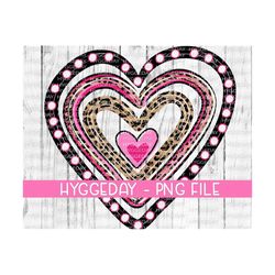Heart PNG, Sublimate Download, cheetah, leopard, valentines day, hearts, hugs and kisses, love, Png for  sublimate