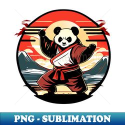 Fierce mighty panda ready to put down the enemy - Special Edition Sublimation PNG File - Vibrant and Eye-Catching Typography