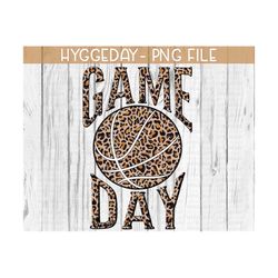 Game Day Png, Sublimate Download, Go team, team spirit, basketball, leopard, cheetah, graphics,