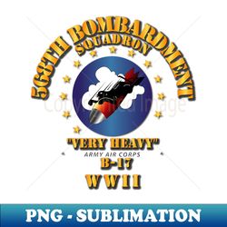 568th Bomb Squadron - WWII - Premium PNG Sublimation File - Revolutionize Your Designs
