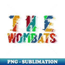 vintage color The Wombats - Retro PNG Sublimation Digital Download - Capture Imagination with Every Detail