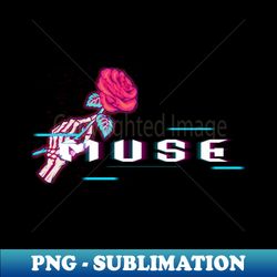 glitchrose - muse - Modern Sublimation PNG File - Instantly Transform Your Sublimation Projects