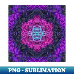 Weave Mandala Pink Purple and Blue - Creative Sublimation PNG Download - Add a Festive Touch to Every Day