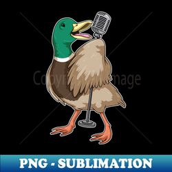 Duck Singer Microphone Music - Professional Sublimation Digital Download - Defying the Norms