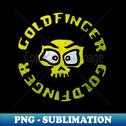Skull Goldfinger - Special Edition Sublimation PNG File - Boost Your Success with this Inspirational PNG Download