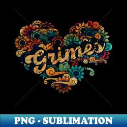 Grimes - Premium PNG Sublimation File - Fashionable and Fearless
