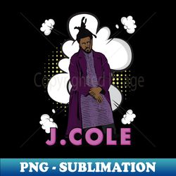 J Cole Pop Art Hero - Exclusive PNG Sublimation Download - Unlock Vibrant Sublimation Designs
