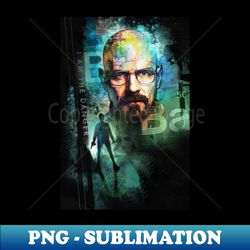 Breaking Bad Walter White - PNG Transparent Digital Download File for Sublimation - Vibrant and Eye-Catching Typography