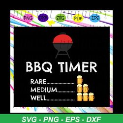 Timer barbecue shirt, barbecue, bbq shirt, bbq timer gift SVG, trending svg For Silhouette, Files For Cricut, SVG, DXF,