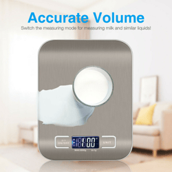 Digital Electronic Kitchen Food Diet Postal Scale Weight Balance 5KG 1g 11lb Kitchen Scales Stainless Steel Weighing