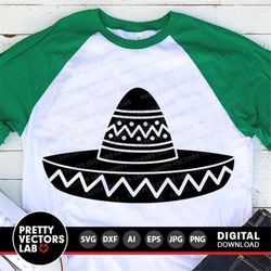 Sombrero Svg, Cinco de Mayo Svg, Mexican Hat Svg, Dxf, Eps, Png, Mexico Cut Files, Funny Fiesta Clipart, Sublimation Png