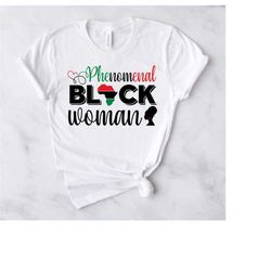 phenomenal black woman svg cutting file for cricut, silhouette - great for diy christmas gift for friends and family