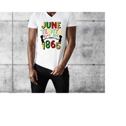 Juneteenth SVG Free-ish Since 1865 T Shirt Design for Celebrating Black History - Cricut, Silhouette, Glowforge Cutting