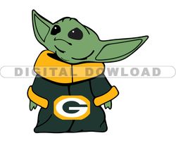 Packers NFL Baby Yoda Svg, Football Teams Svg, NFL Logo Svg, Baby Yoda Png, Tshirt Design Bundle 23