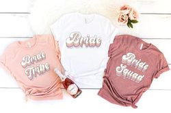 Retro Bridesmaids Shirt Png, Bridesmaid Custom TShirt Pngs, Maid Of Honor Shirt Png, Bridesmaid Gift,Bridal Party Shirt