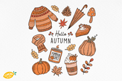 Retro Fall Hello Autumn PNG  ,Halloween Png, Cute halloween, Cute Halloween Svg,Funny halloween 61