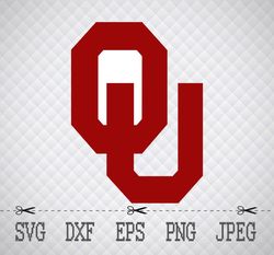 Oklahoma Sooners SVG,PNG,EPS Cameo Cricut Design Template Stencil Vinyl Decal Tshirt Transfer Iron on