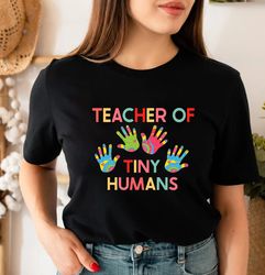 Tiny Human Tamer, Teacher Shirt Png, Teacher Gifts, Preschool Teacher Gift, Gift For Teacher, I Teach Tiny Humans, Teach